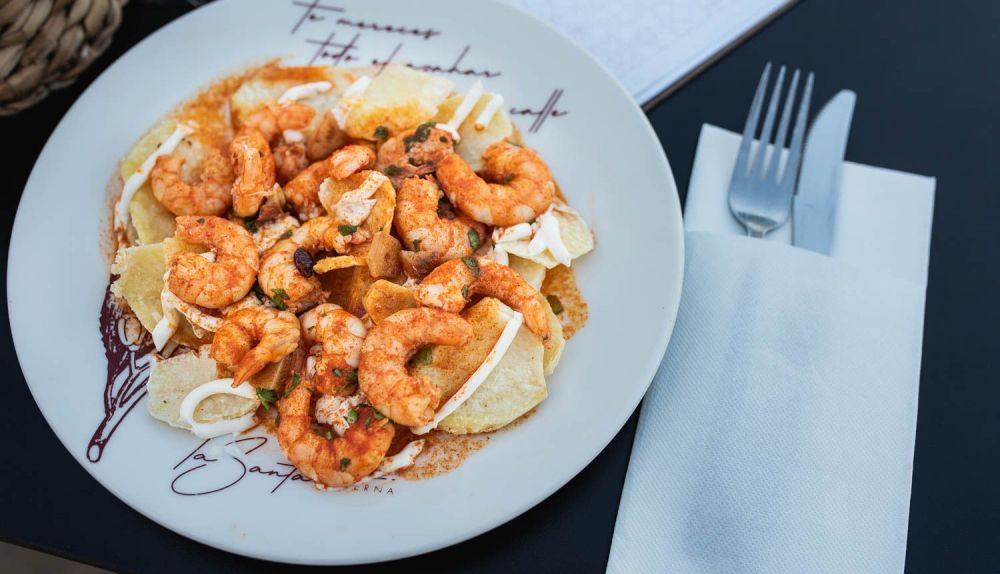 LA SANTA TABERNA LOS PALACIOS 7 PAPAS ARRIERAS