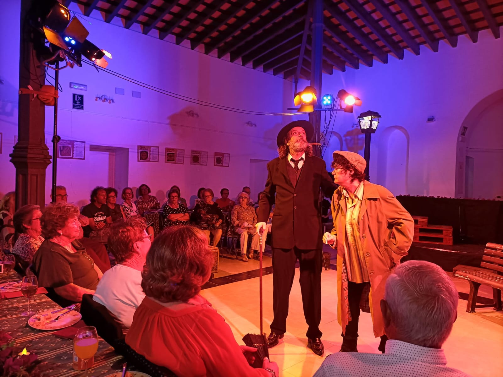 Representación de la agrupación teatral Mediazuela de Jerez.