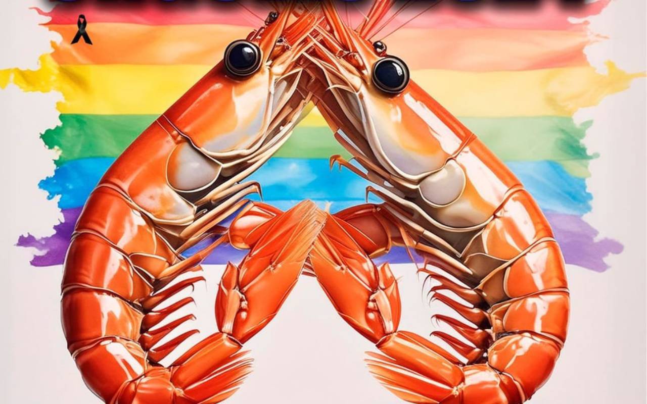 Detalle de la ilustración que protagoniza el cartel del Orgullo de Huelva.