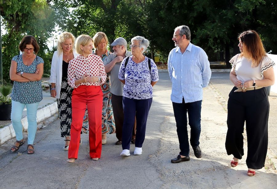 Siloé Jerez, un cuarto de siglo. García-Pelayo y Bejarano en las instalaciones de Siloé.