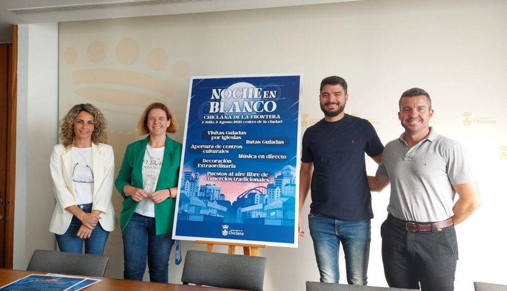 Presentación de las Noches en blanco en Chiclana.