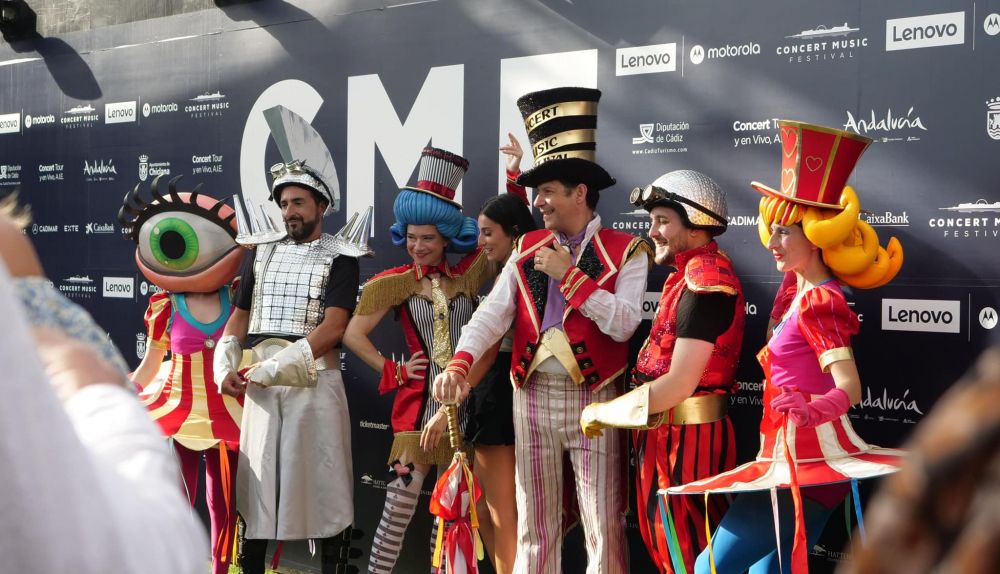 Un momento de la inauguración del Concert Music Festival.