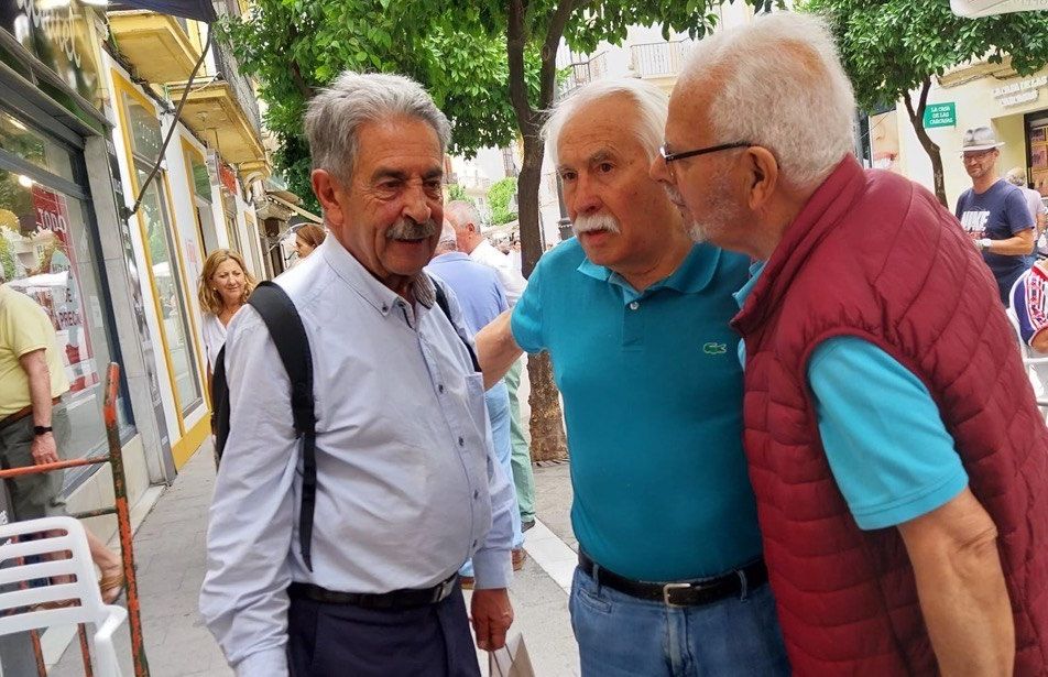 Miguel Ángel Revilla, ex presidente de Cantabria, en Jerez.