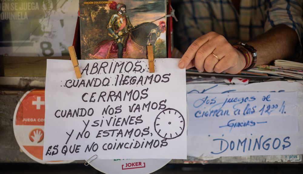 Un 'anuncio' que es buena muestra del carácter de Paco.