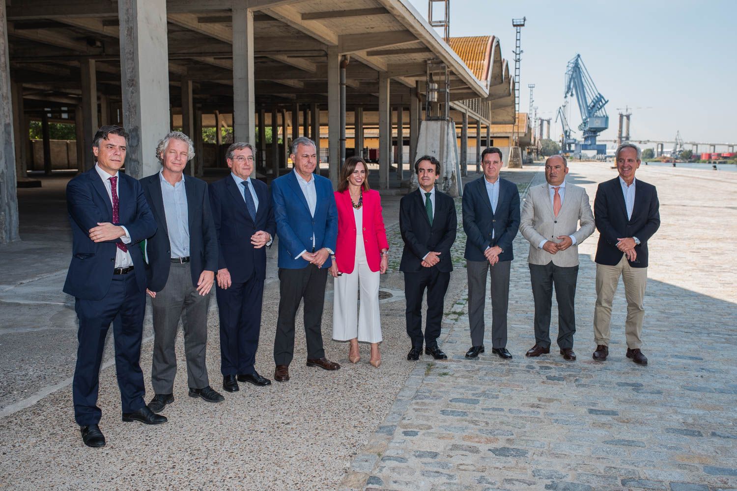 AVANCES DISTRITO URBANO PORTUARIO ALCALDE JOSE LUIS SANZ CONSEJERA FOMENTO ROCÍO DÍAZ JIMÉNEZ PRESIDENTE AUTORIDAD PORTUARIA RAFAEL CARMONA 2