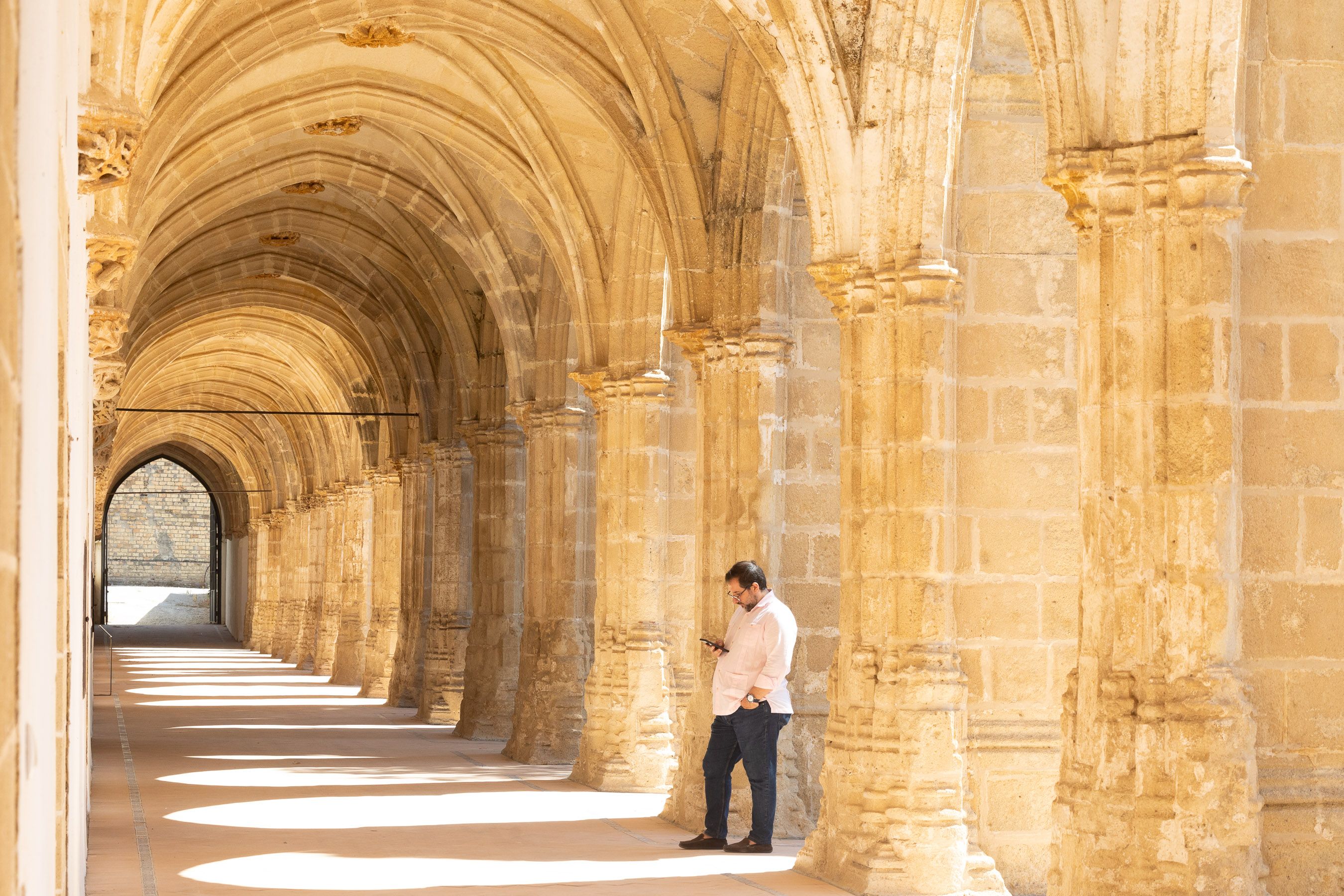 El claustro del monasterio de la Cartuja Jerez.