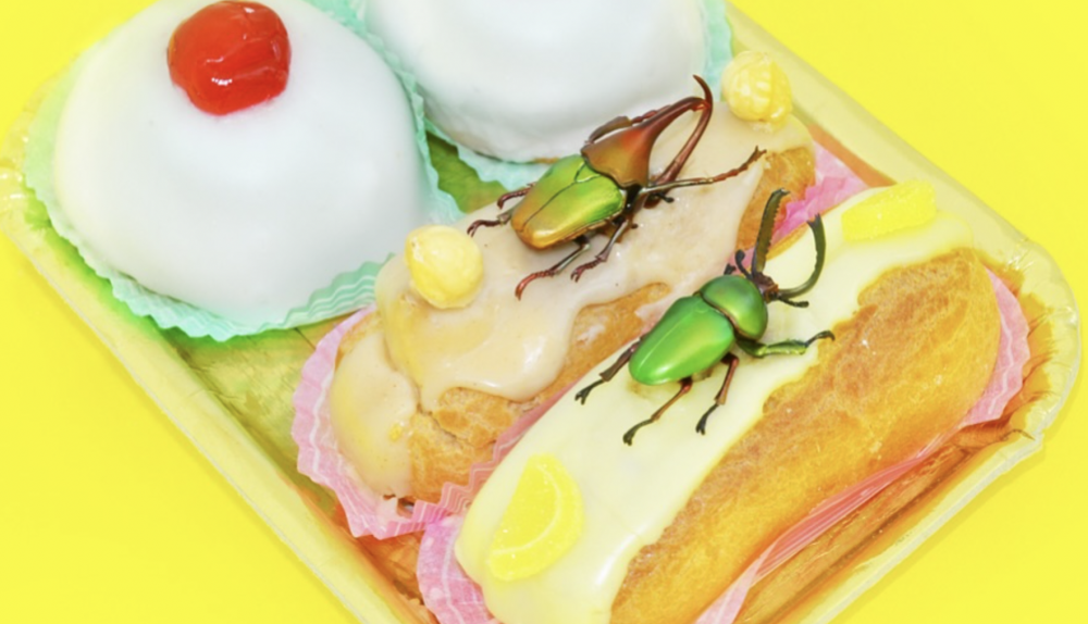 Parte de una de las obras de la artista portuense.