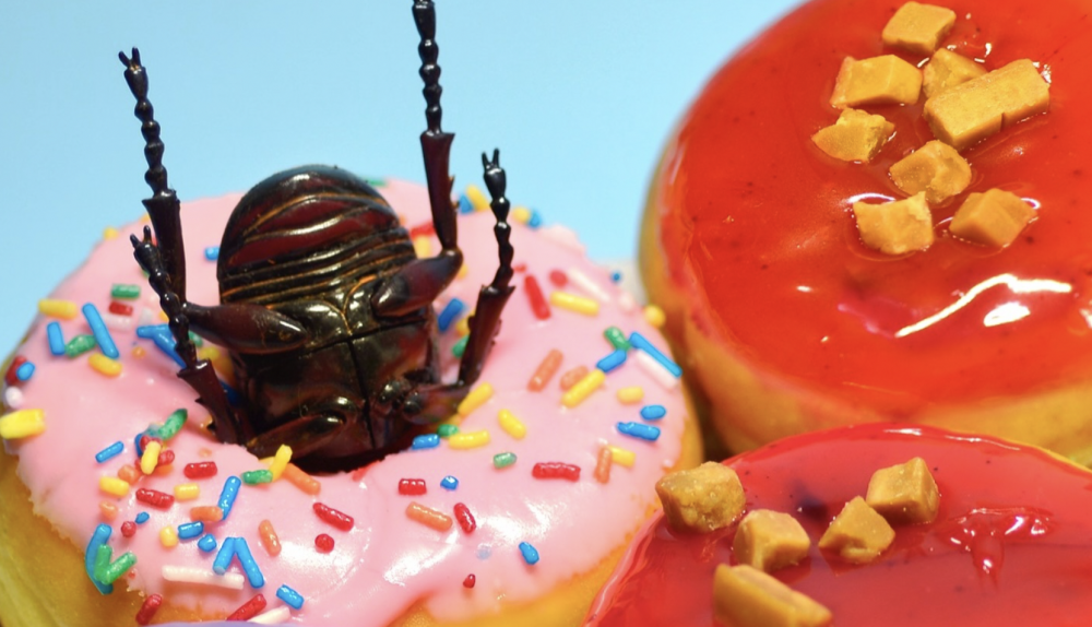 Parte de una de las obras de Cristina Burns.