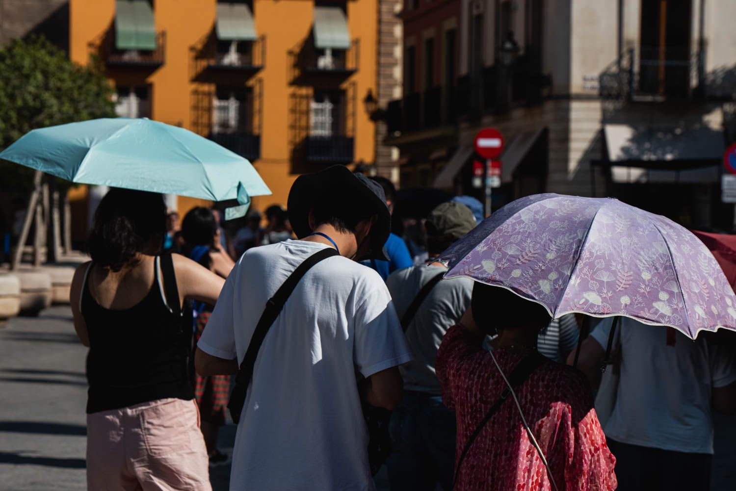 Ola de calor en el verano.