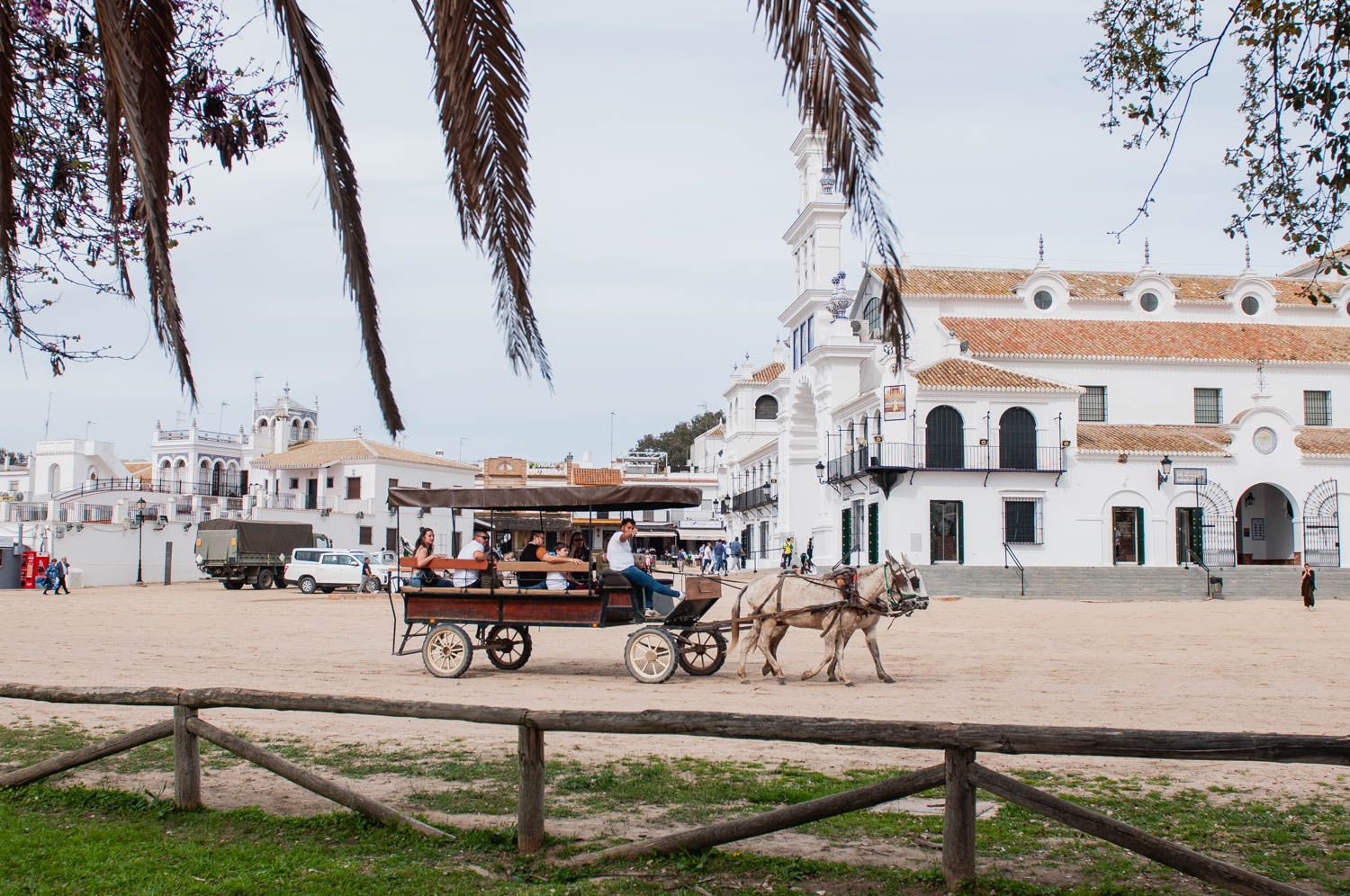 Una imagen de la aldea de El Rocío. Una imagen de la aldea de El Rocío.
