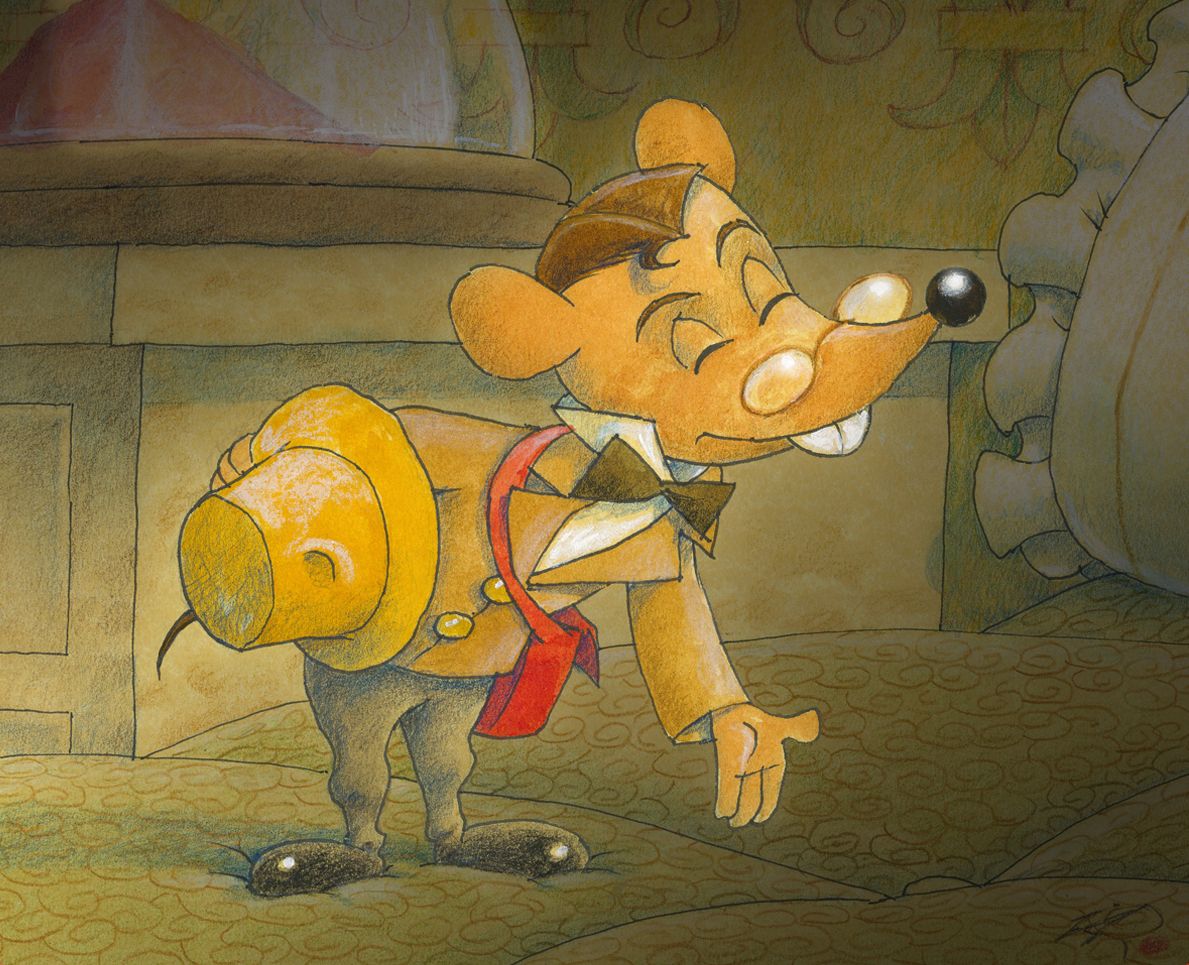 Ilustración Ratón Pérez de Juan Antonio Rojo.