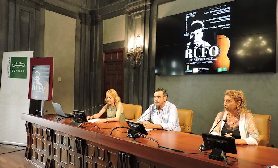 Presentación en Santiponce del festival flamenco.