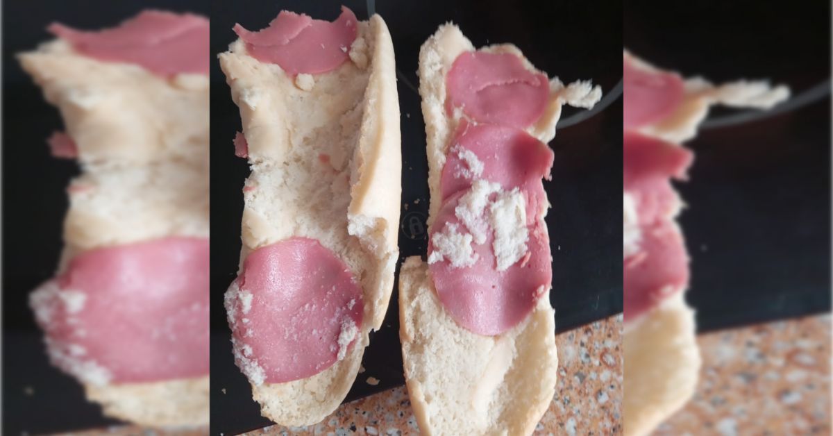 Bocadillo suministrado a bomberos del Plan Infoca que han trabajado en la extinción del incendio forestal en Obejo.