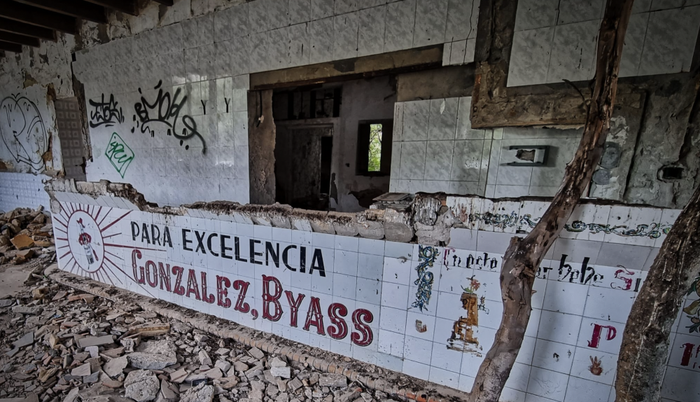 Barra de un antiguo bar