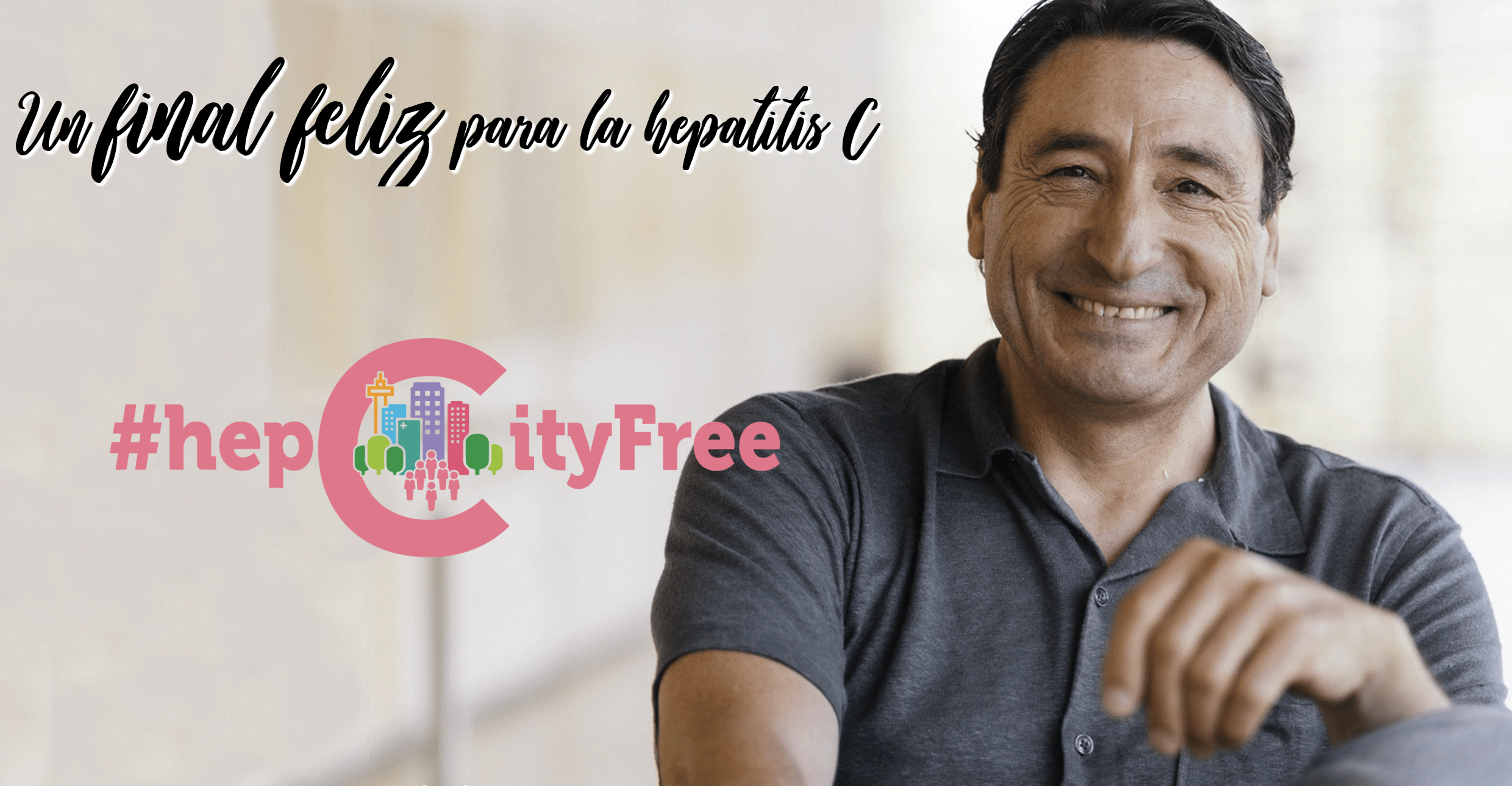 Imagen de la campaña con el actor Carmelo Gómez. 