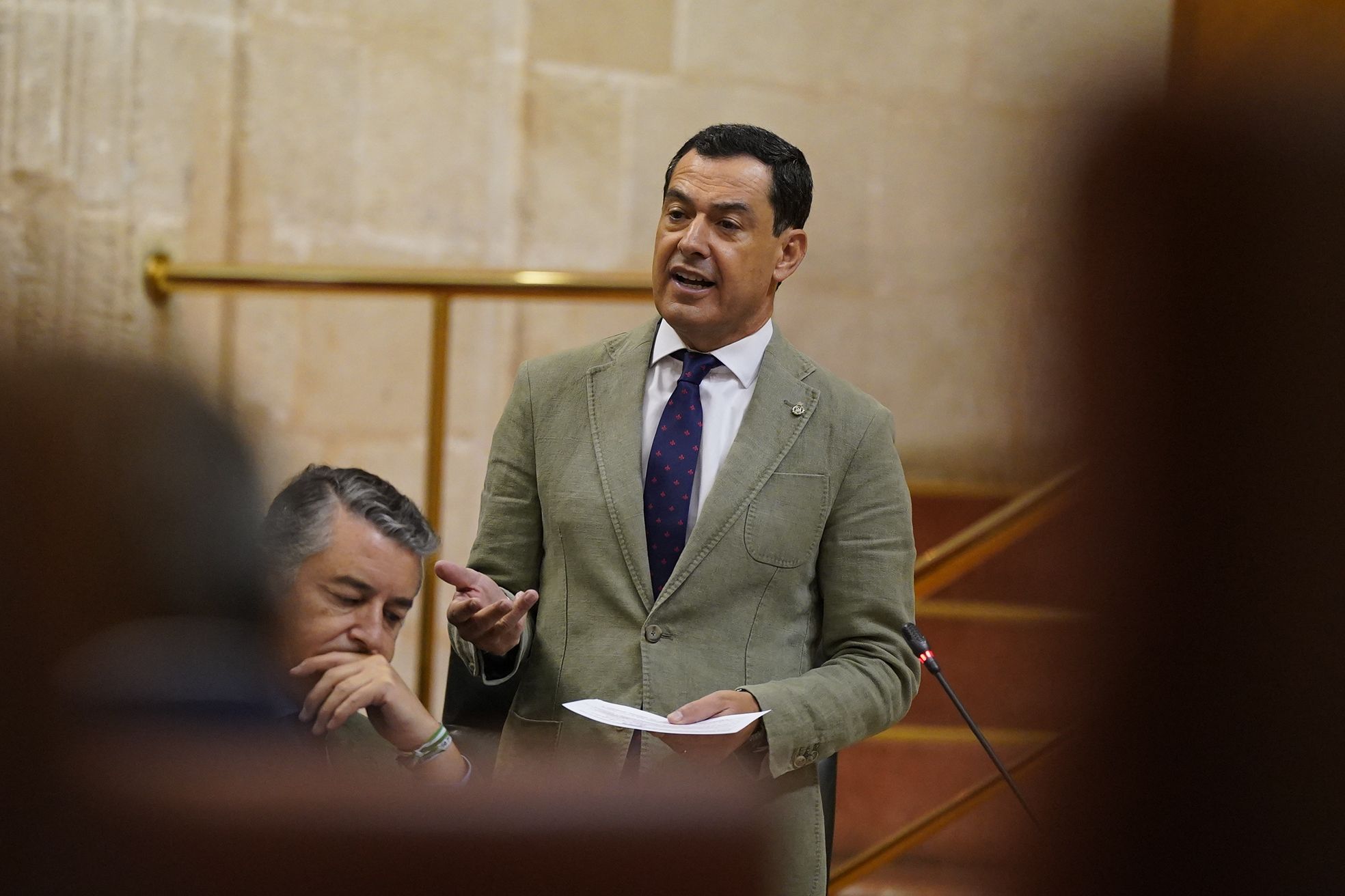 Juanma Moreno, presidente de la Junta de Andalucía.