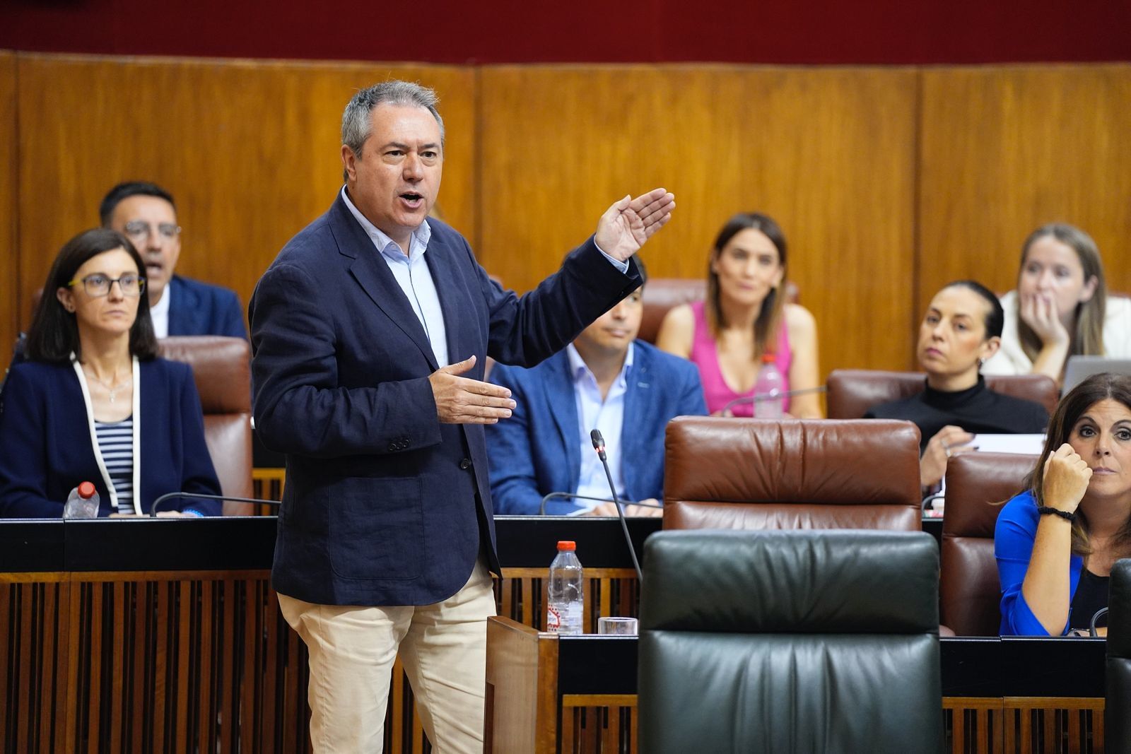 Juan Espadas en el Parlamento de Andalucía.