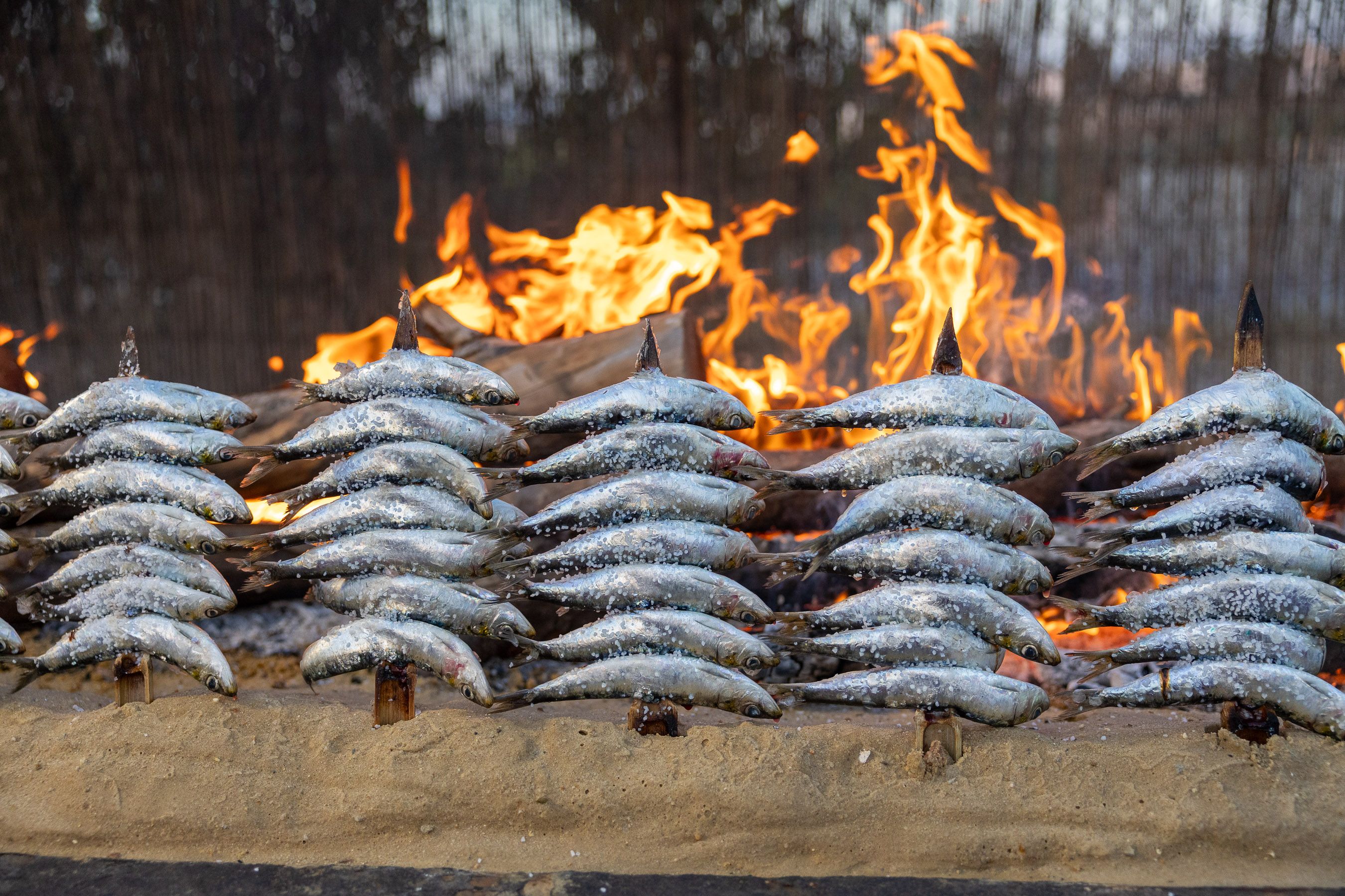 El Chinchal, las sardinas en espeto de Jerez.