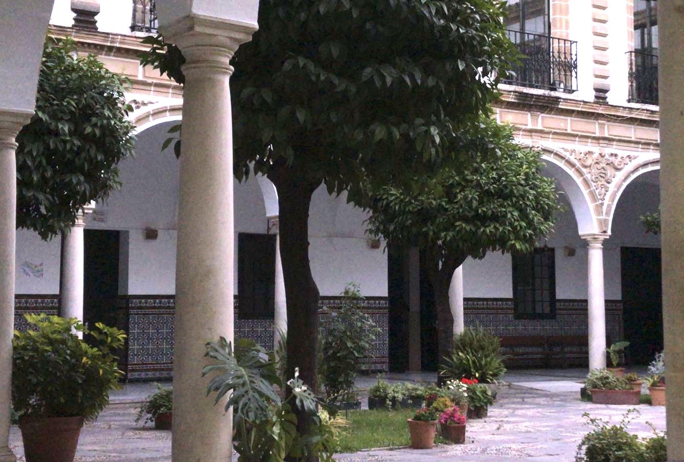 Interior del IES Santo Domingo. 