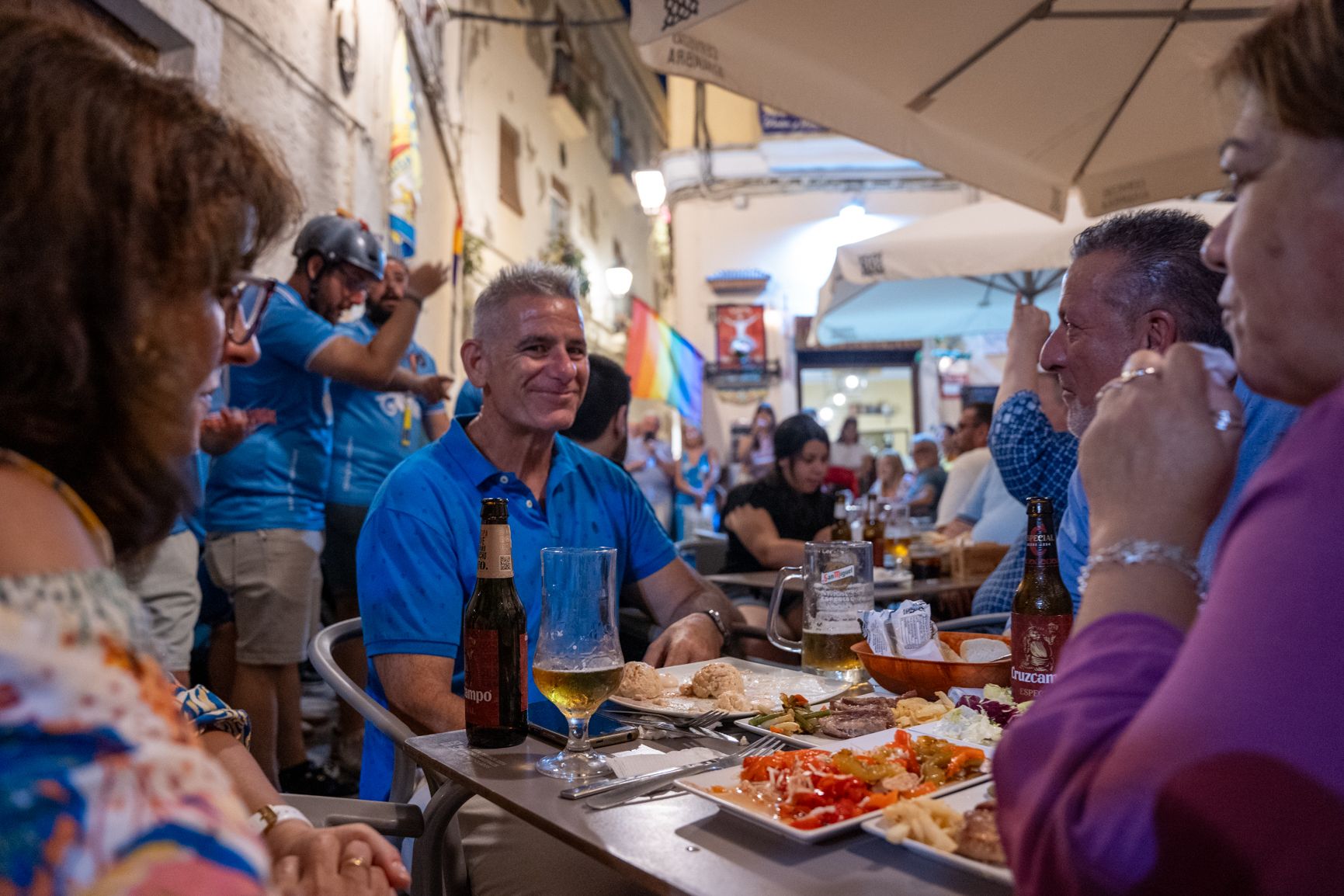 La noche de carnaval en el Pópulo, en imágenes.