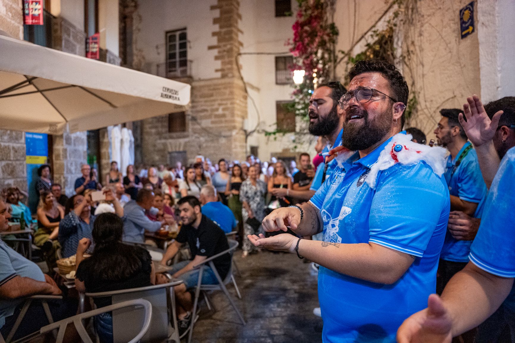 La noche de carnaval en el Pópulo, en imágenes.