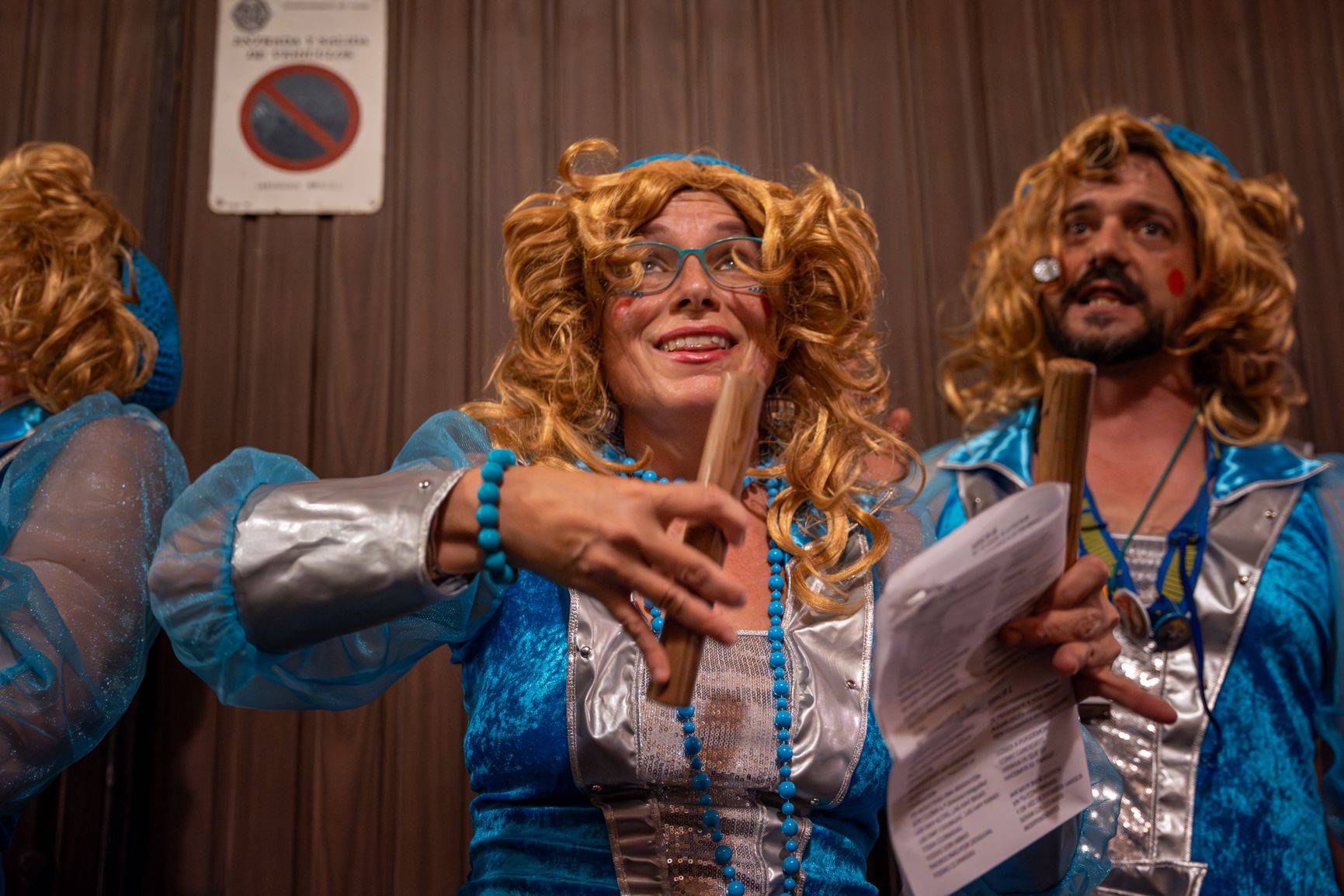 La noche de carnaval en el Pópulo, en imágenes.