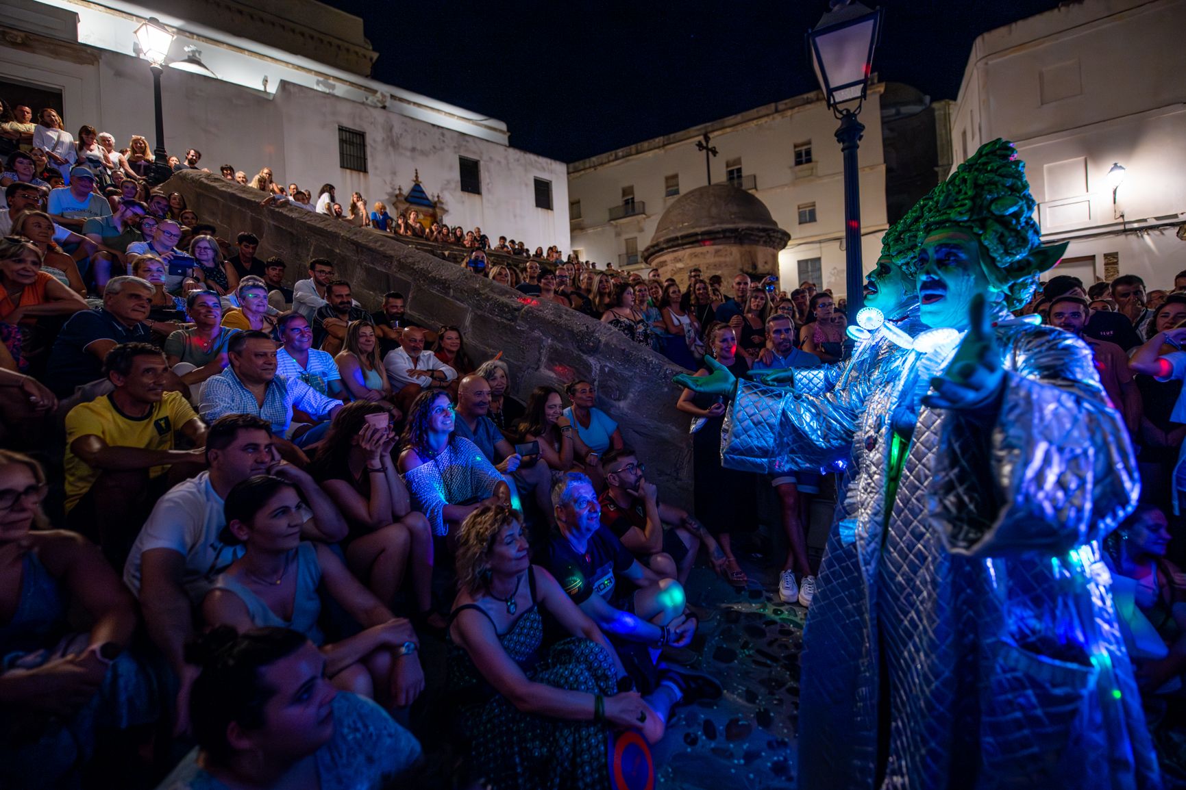 La noche de carnaval en el Pópulo, en imágenes.