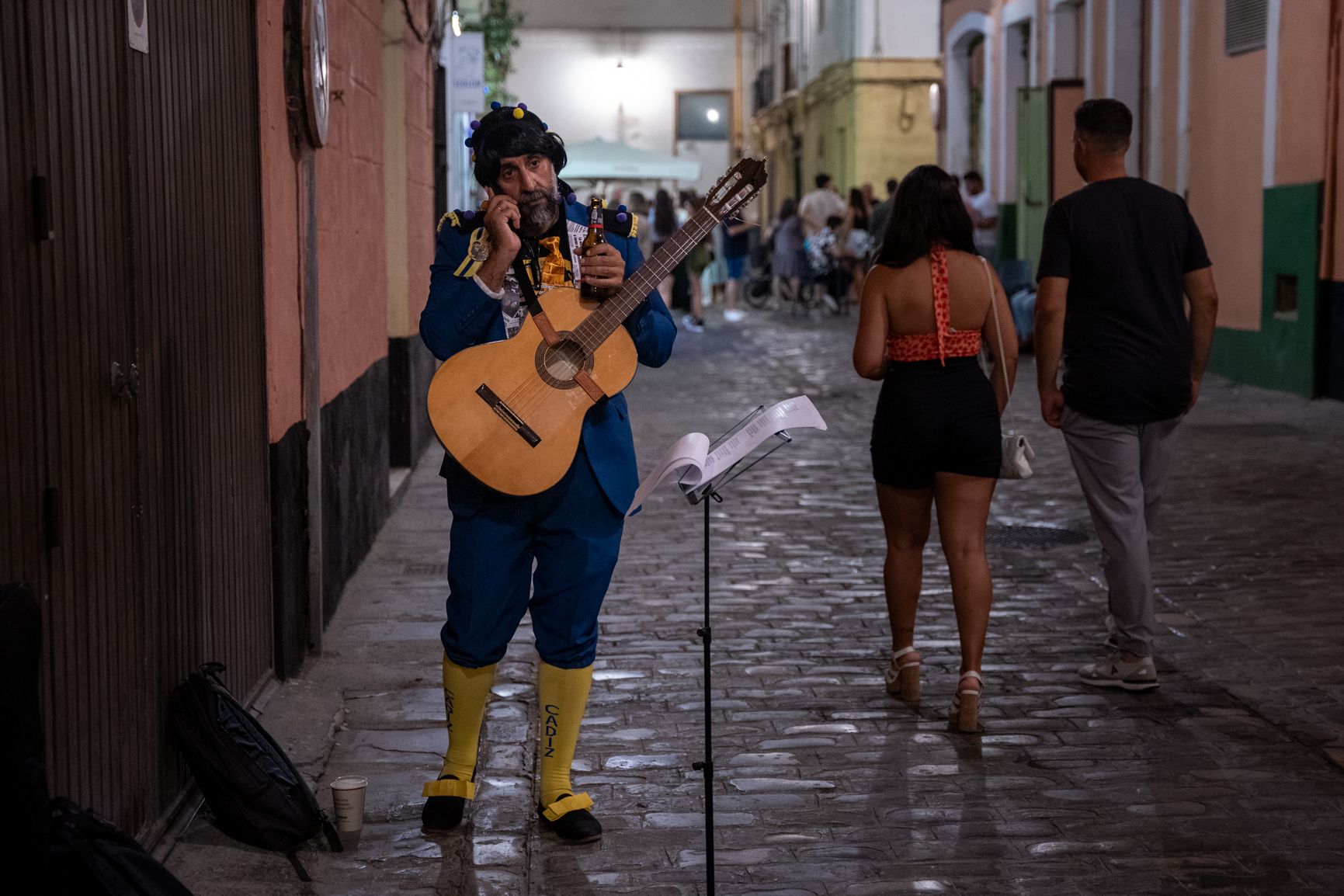 La noche de carnaval en el Pópulo, en imágenes.