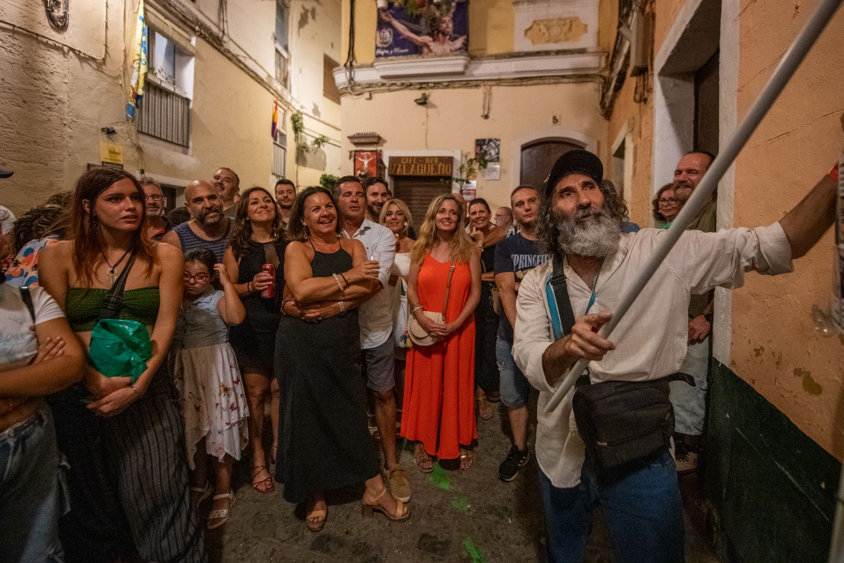La noche de carnaval en el Pópulo, en imágenes.