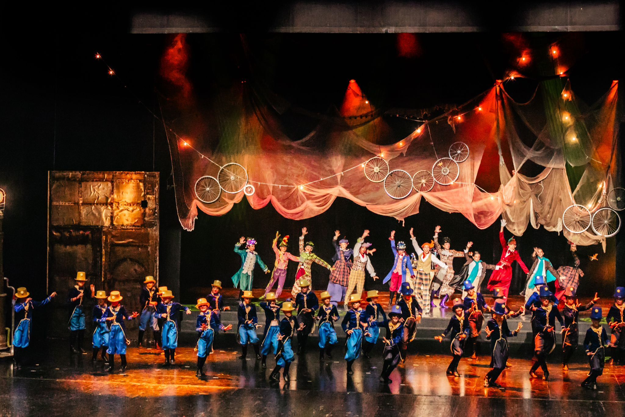 Imagen del musical para los niños con cáncer en el Teatro de la Maestranza de Sevilla.