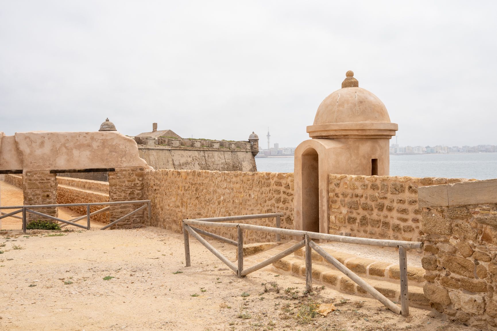 El Castillo de San Sebastián de Cádiz, en una imagen tomada esta semana.