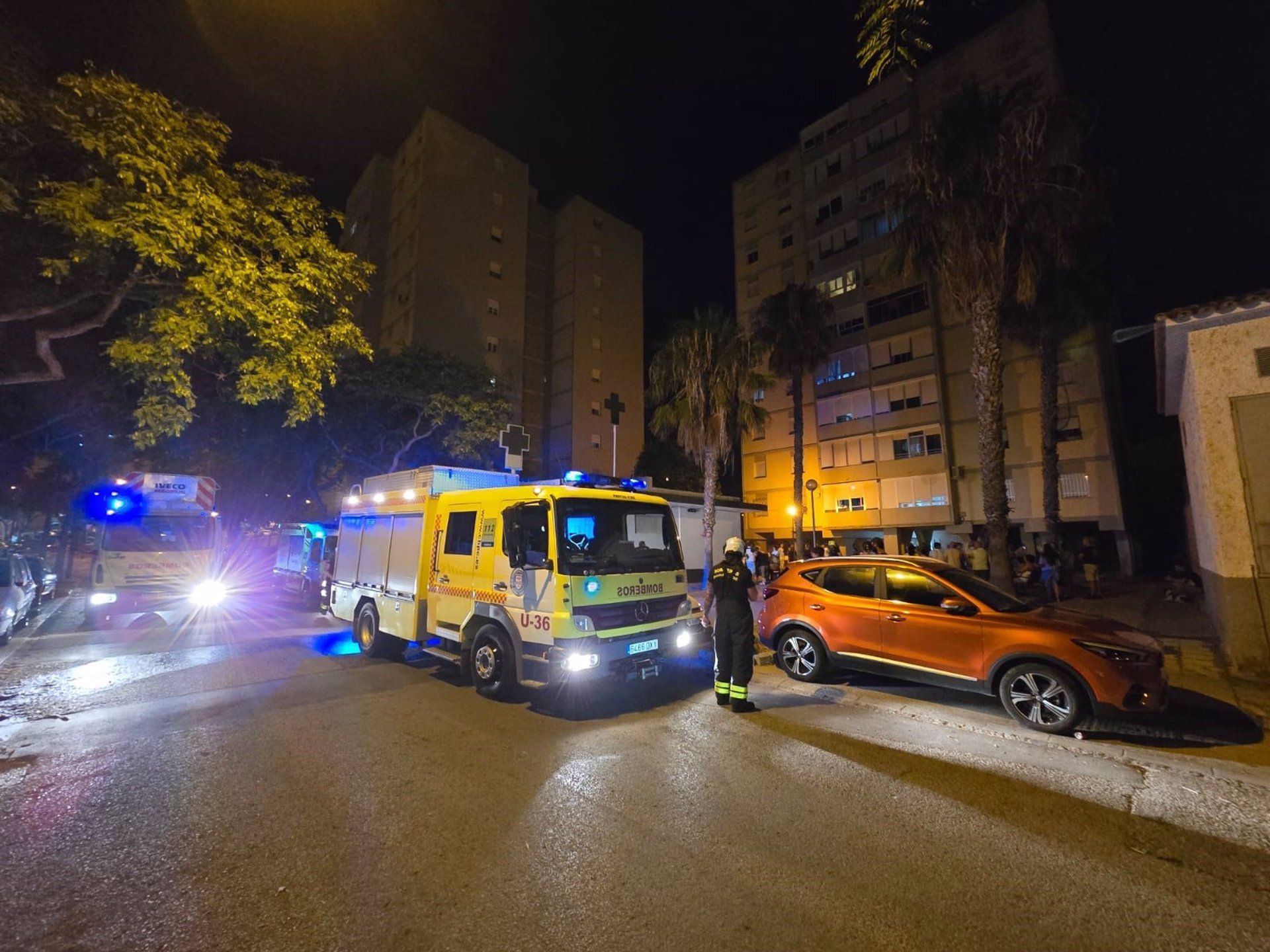 Incendio en San Fernando.