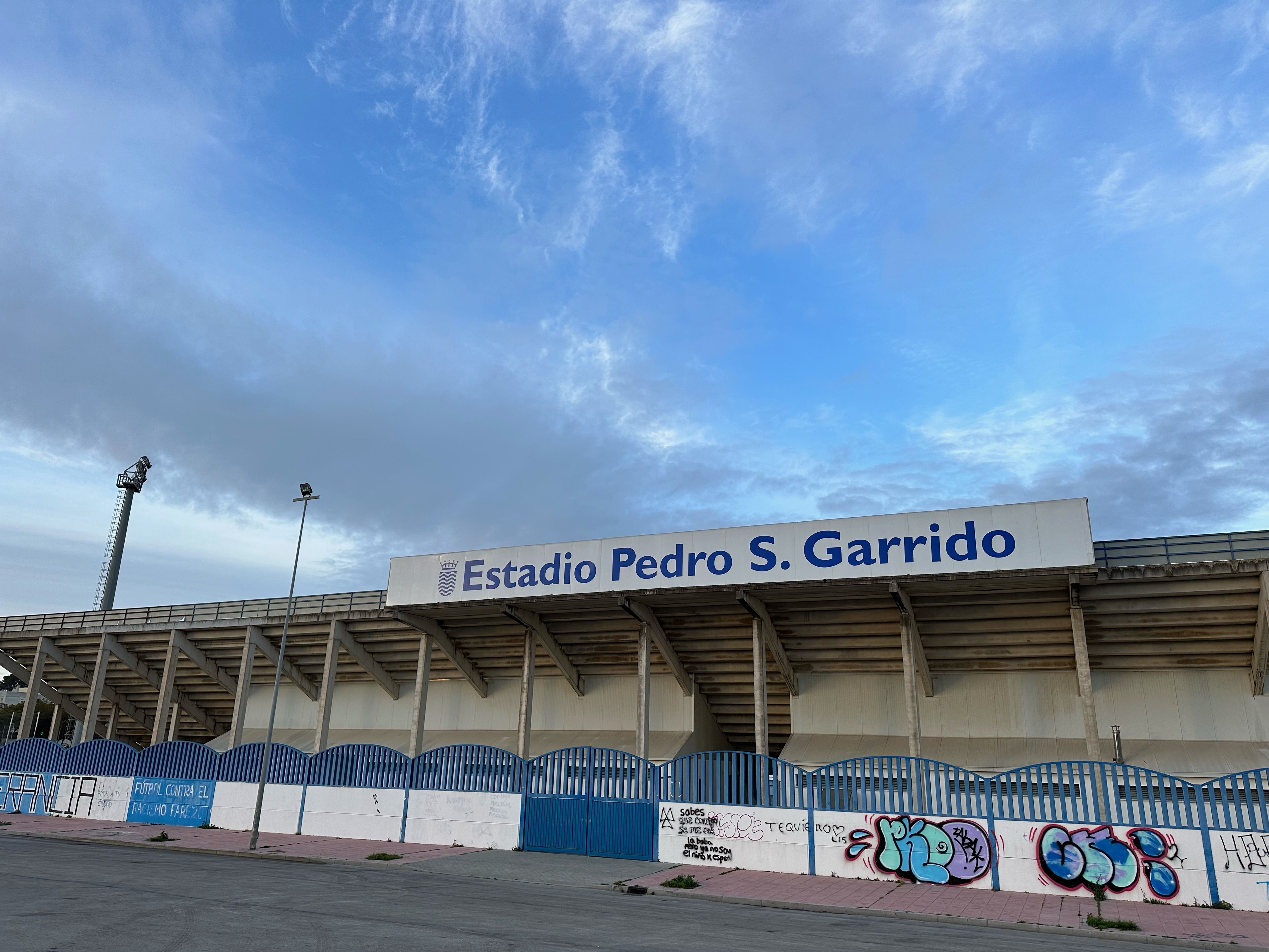 El estadio central del complejo de La Juventud de Jerez, el Pedro Garrido.