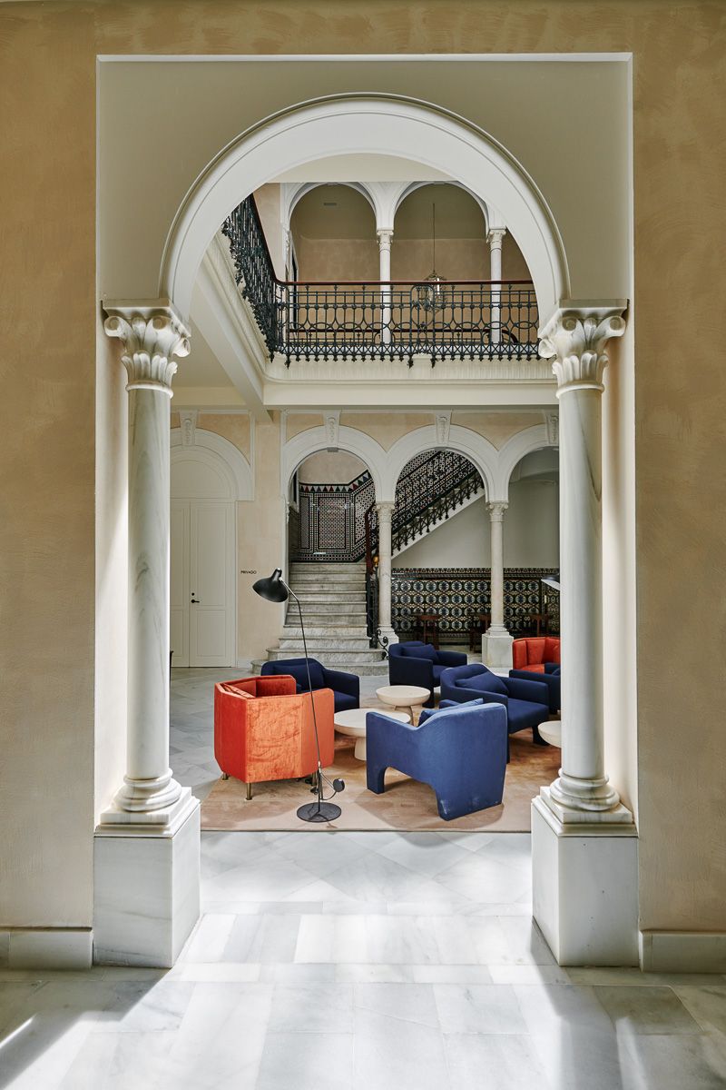 El nuevo hotel cinco estrellas gran lujo en el centro de Sevilla, el Mercer de plaza de San Francisco.