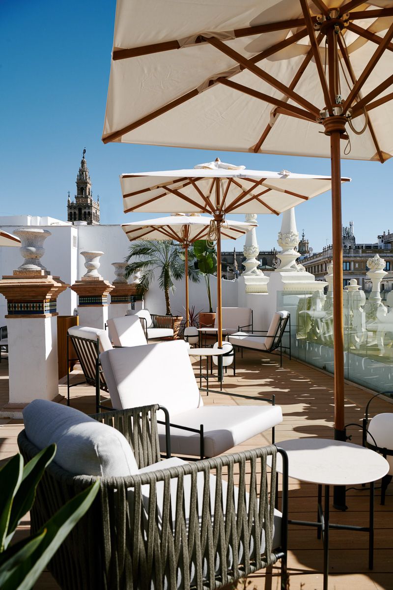 El nuevo hotel cinco estrellas gran lujo en el centro de Sevilla, el Mercer de plaza de San Francisco.