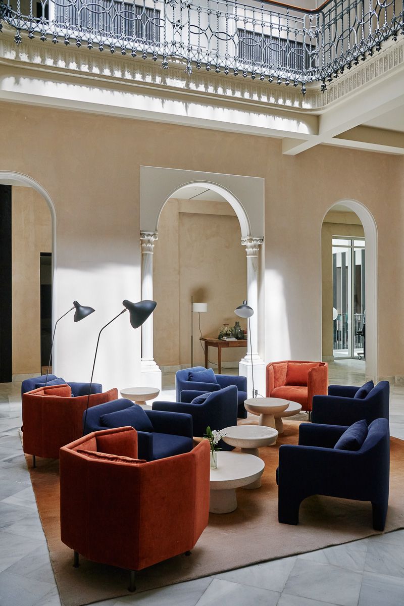 El nuevo hotel cinco estrellas gran lujo en el centro de Sevilla, el Mercer de plaza de San Francisco.