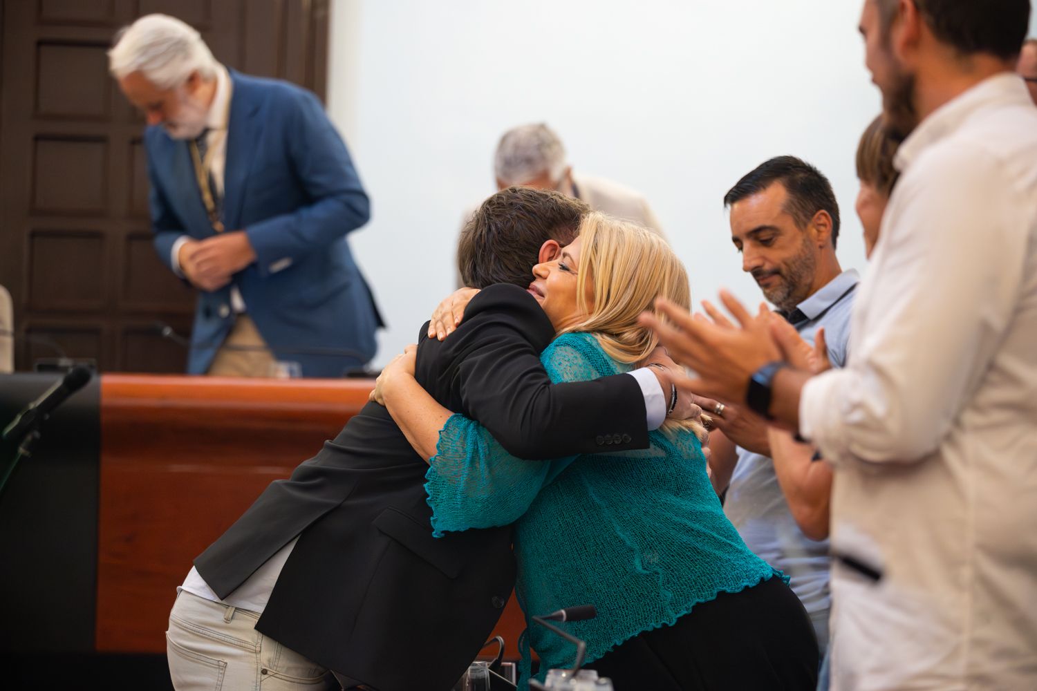 El pleno urgente de agosto en Jerez, en imágenes: el estreno de un nuevo edil socialista en una sesión muy 'económica'.