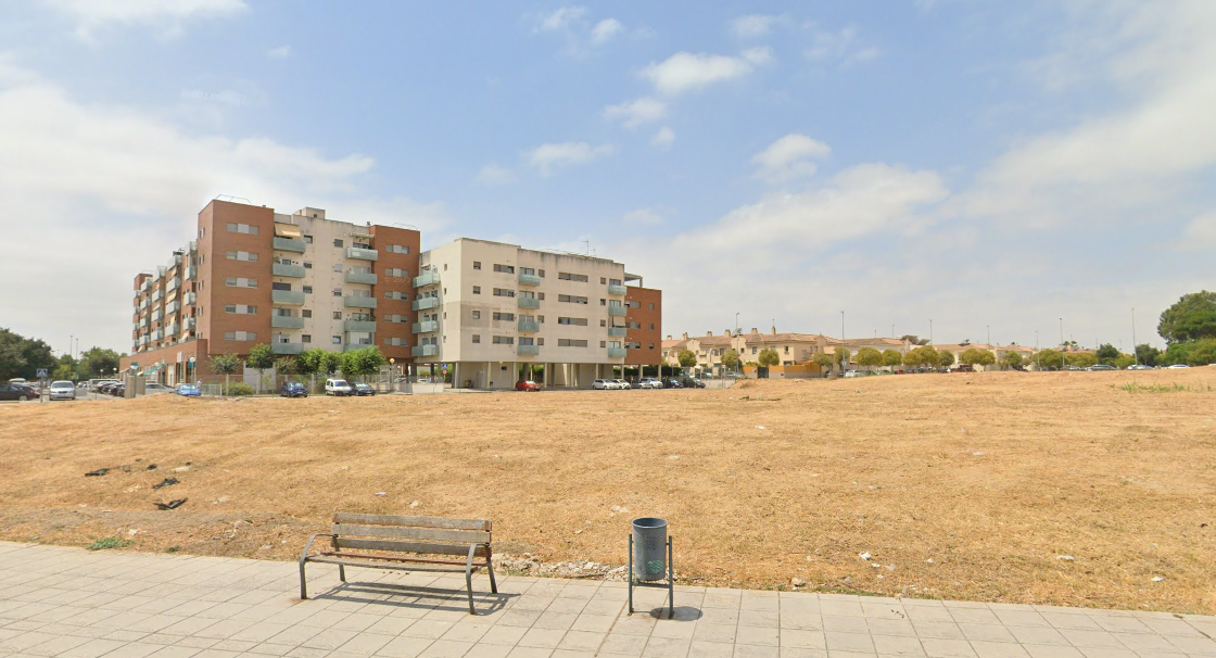 La parcela cedida a la Junta para la construcción del nuevo centro de salud en Jerez.