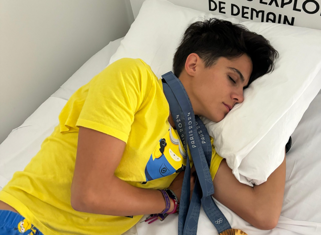 María Pérez, rebosando 'carisma' en París.