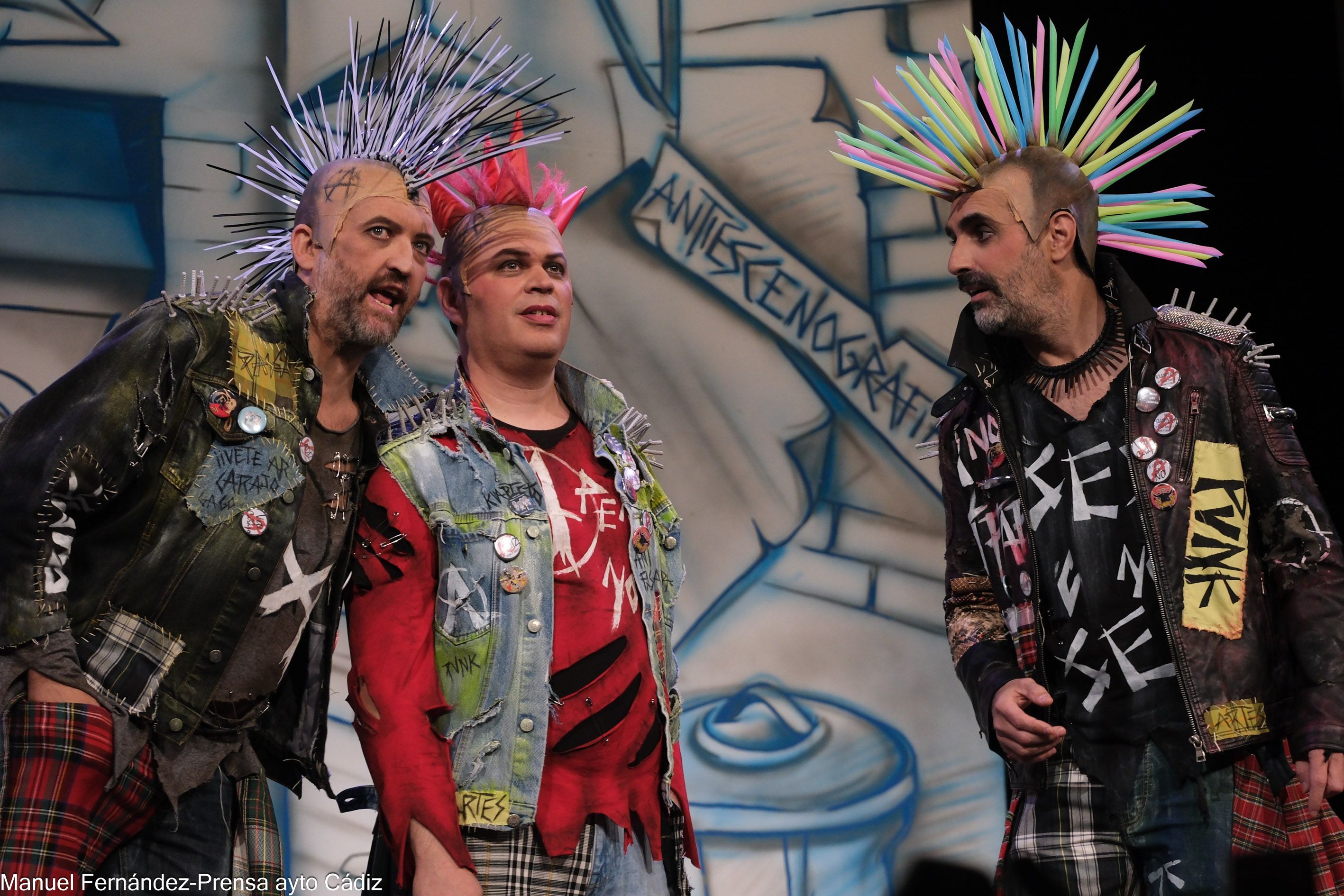 'Punk y circo', una de las finalistas que acude a la gala contra el cáncer en Cádiz.