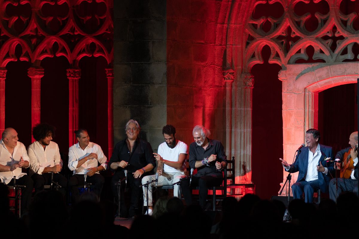 Palmeros de Luis El Zambo (Ali de la Tota, Juan Grande, Juan Vargas y Luis Blanco) Palmeros de Luis El Zambo (Ali de la Tota, Juan Grande, Juan Vargas y Luis Blanco)