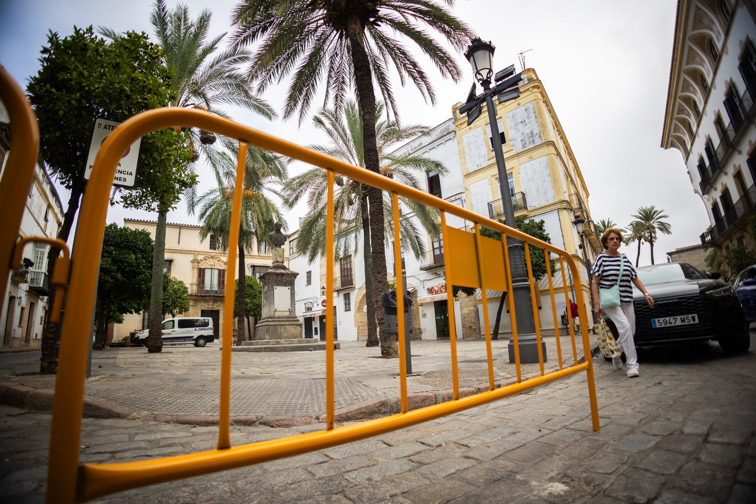 El corte en el centro de Jerez. El corte en el centro de Jerez.