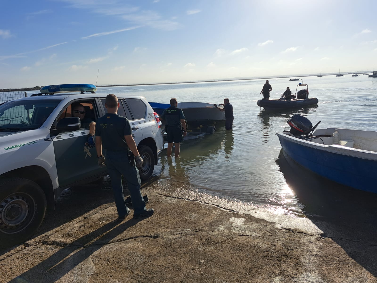 La incautación a los petaqueros en San Fernando.