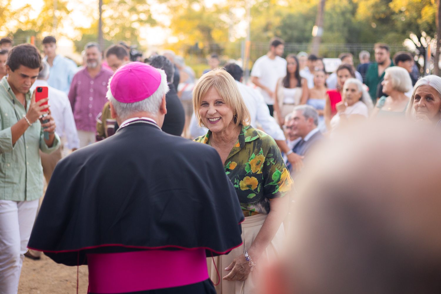 Colocación de la primera piedra de la casa de hermandad de Bondad y Misericordia