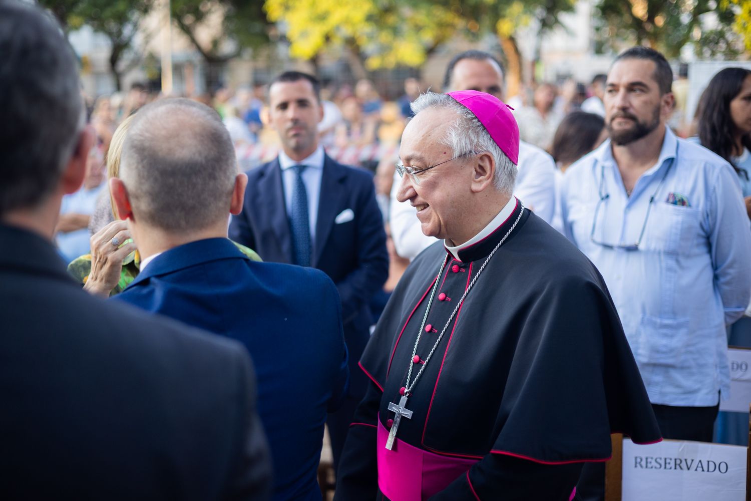 Colocación de la primera piedra de la casa de hermandad de Bondad y Misericordia