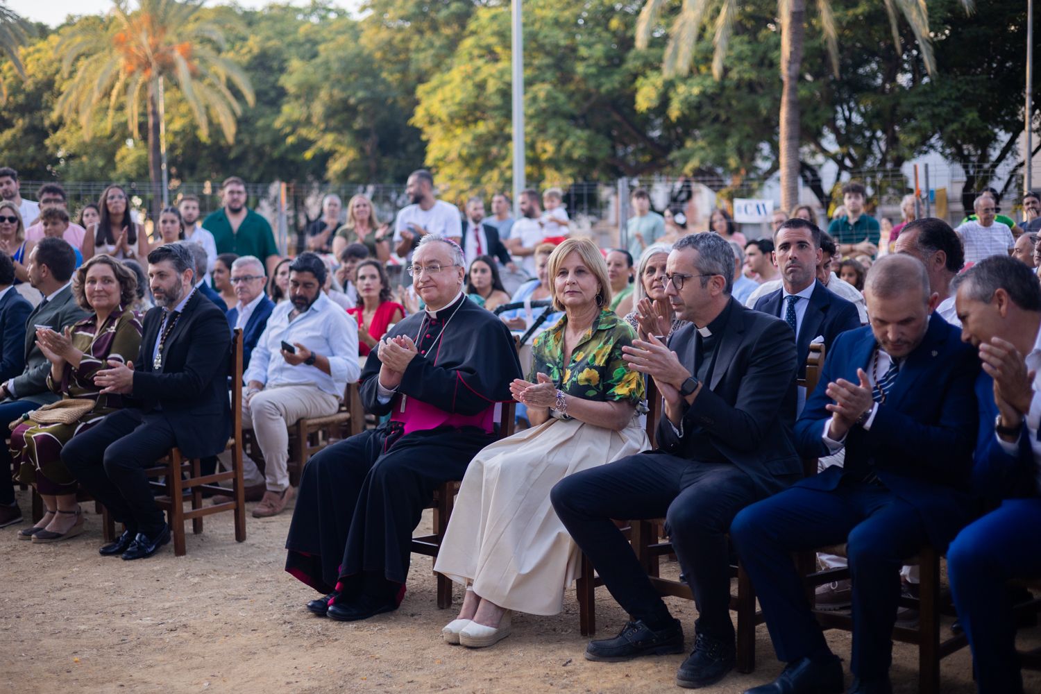 Colocación de la primera piedra de la casa de hermandad de Bondad y Misericordia