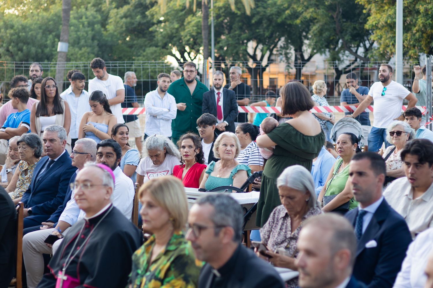 Colocación de la primera piedra de la casa de hermandad de Bondad y Misericordia