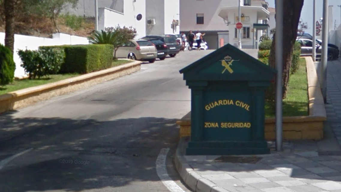 La Comandancia de la Guardia Civil en Algeciras.