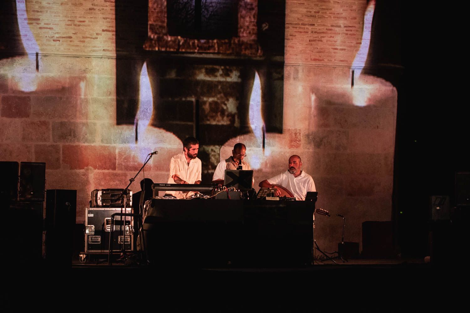 El concierto videomapping en la Torre de Don Fadrique del Espacio Santa Clara de Sevilla