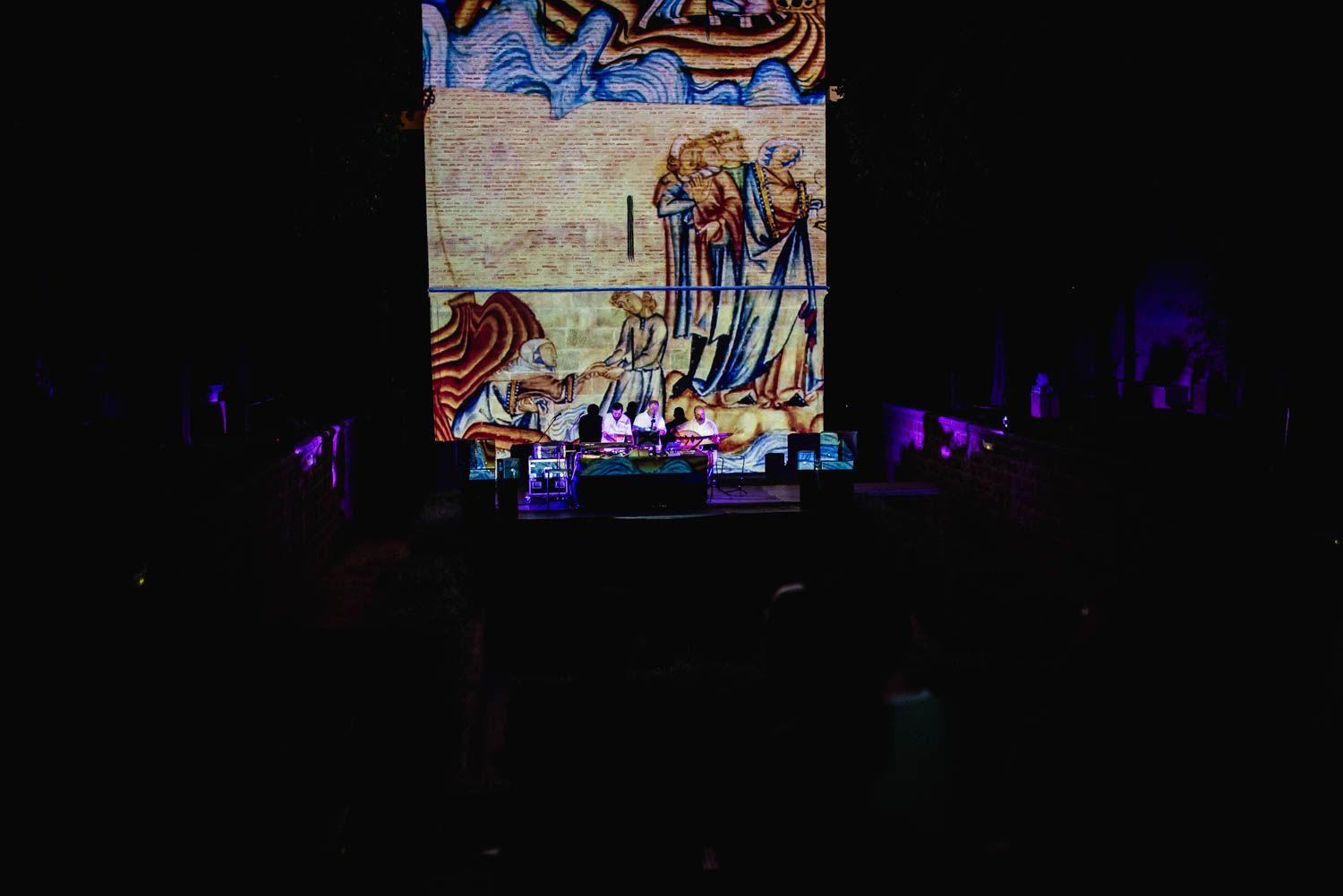 El concierto videomapping en la Torre de Don Fadrique del Espacio Santa Clara de Sevilla